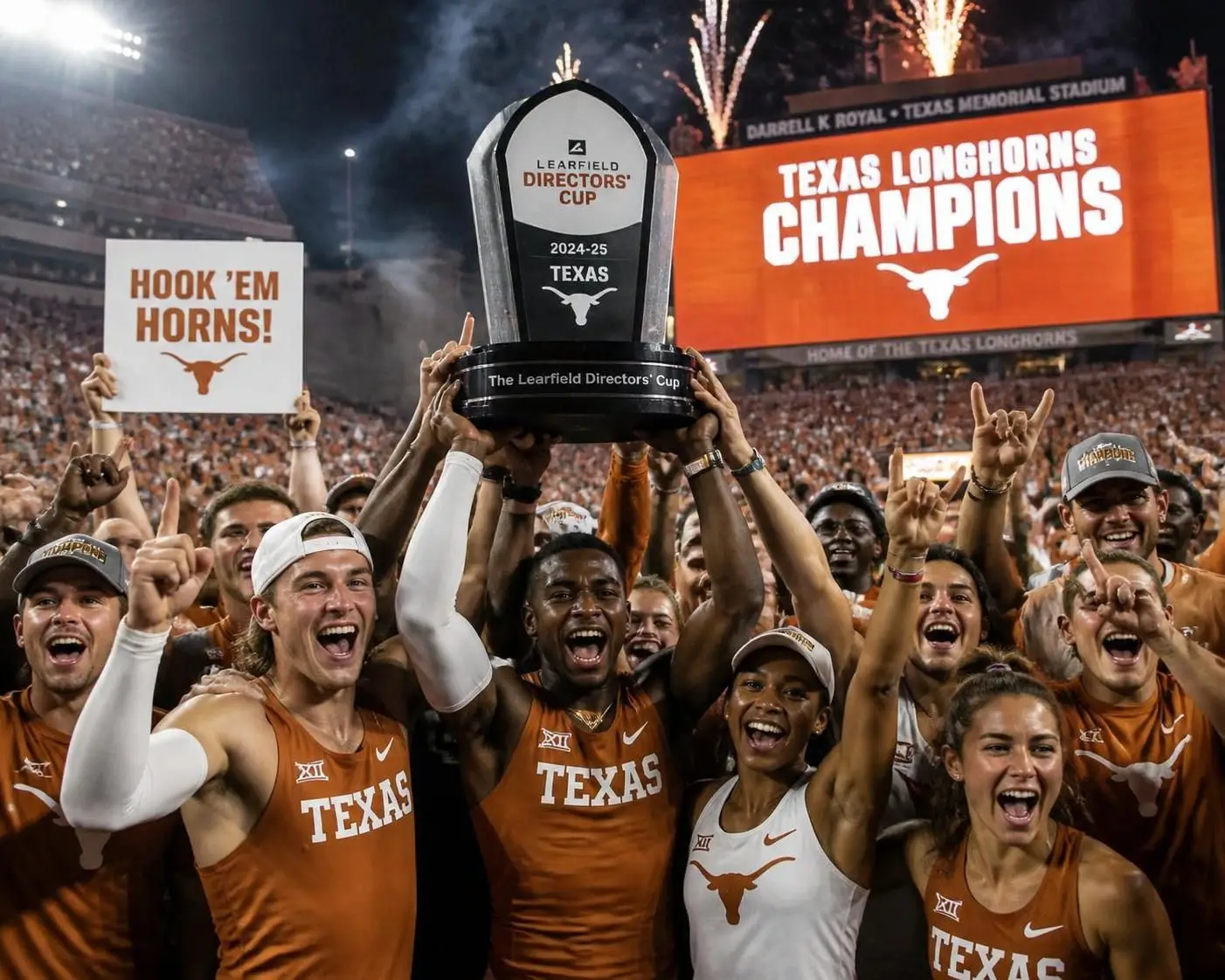 ¡es oficial! los texas longhorns han conquistado nuevamente la copa learfield directors, demostrando su dominio y excelencia en el deporte universitario.