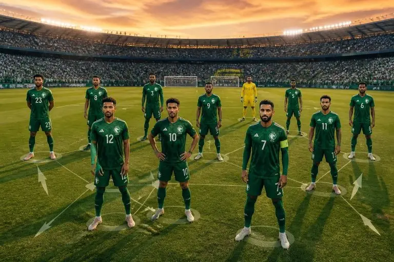 descubre la alineación de la selección de arabia saudita para el mundial de 2026, con análisis de jugadores clave y estrategias esenciales para su éxito en la competencia.