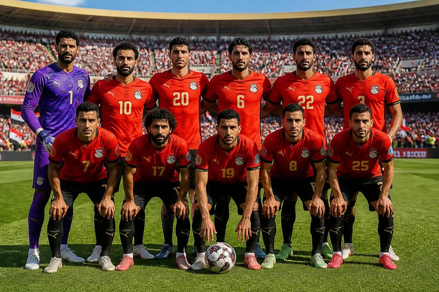 descubre la alineación oficial de la selección de egipto para la copa mundial de 2026 y conoce a los jugadores clave que representarán al país en el torneo.