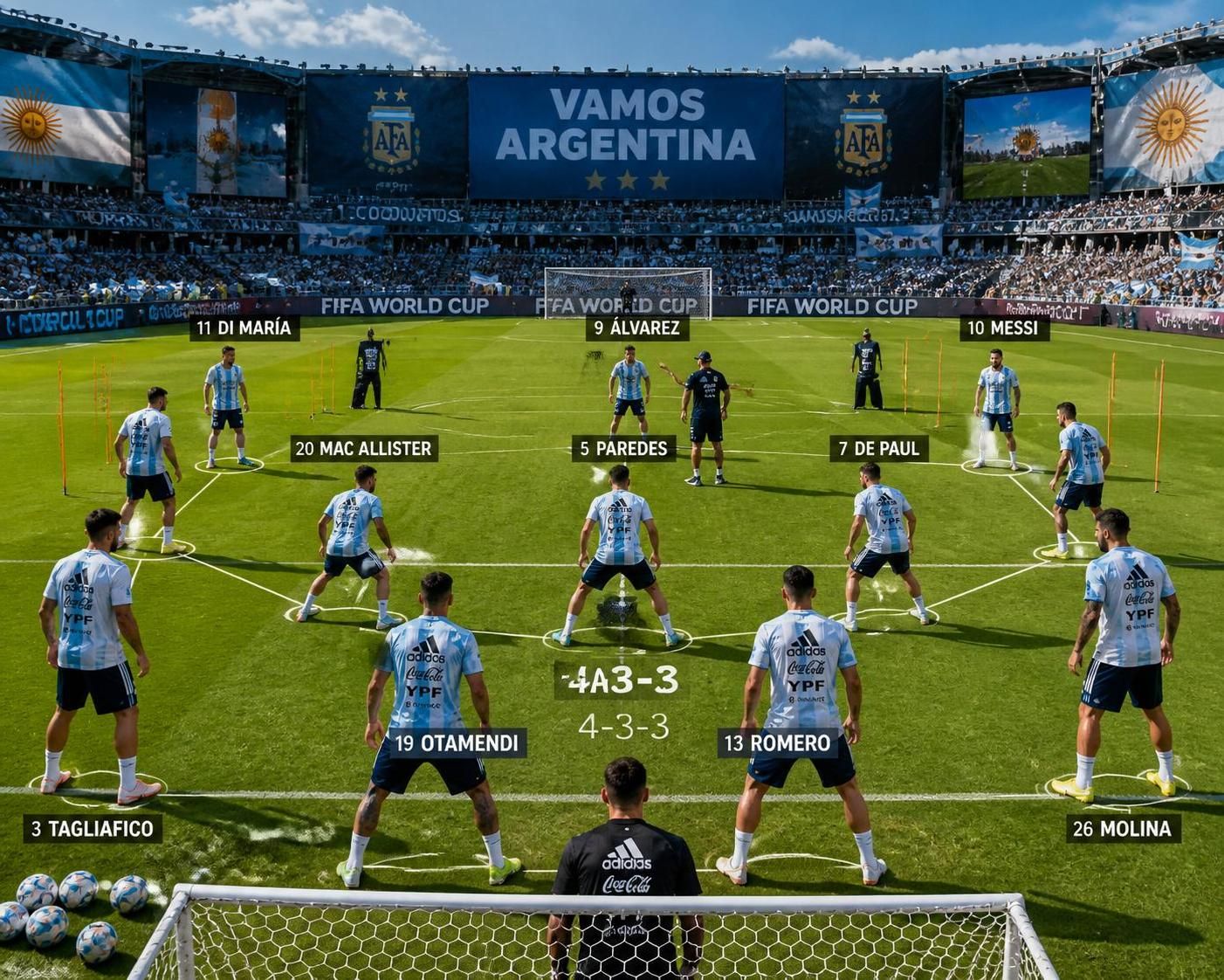 descubre la alineación probable de la selección argentina para el mundial 2026 y conoce a los jugadores que podrían representar al país en la gran competencia.