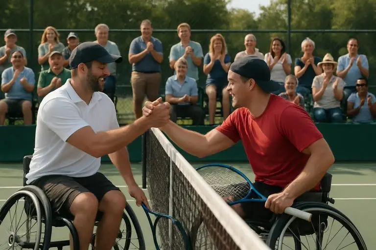 descubre cómo la camaradería y el espíritu deportivo brillan en el campeonato interdistrital de tenis adaptado, fomentando la inclusión y el respeto entre los participantes.