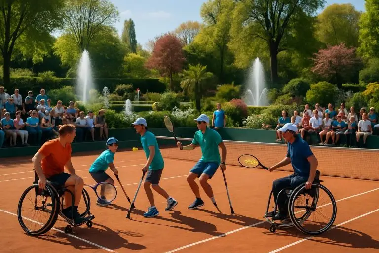 no te pierdas el torneo de tenis adaptado en grandchamp-des-fontaines el sábado 18 de abril. disfruta de una jornada inclusiva y deportiva para todos. ¡ven y apoya!