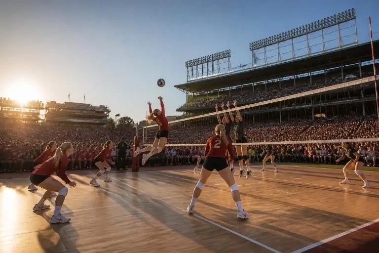 nebraska presenta un emocionante desafío de voleibol big ten/sec en el icónico wrigley field, combinando historia deportiva con competencia de alto nivel.