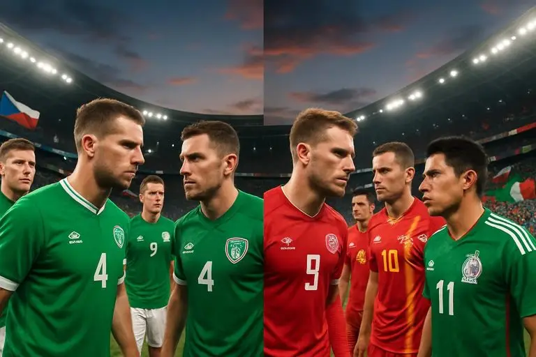 análisis y predicción del ganador entre república checa y república de irlanda, así como entre dinamarca o macedonia del norte contra méxico en la copa mundial 2026. conoce quién tiene más posibilidades de avanzar.