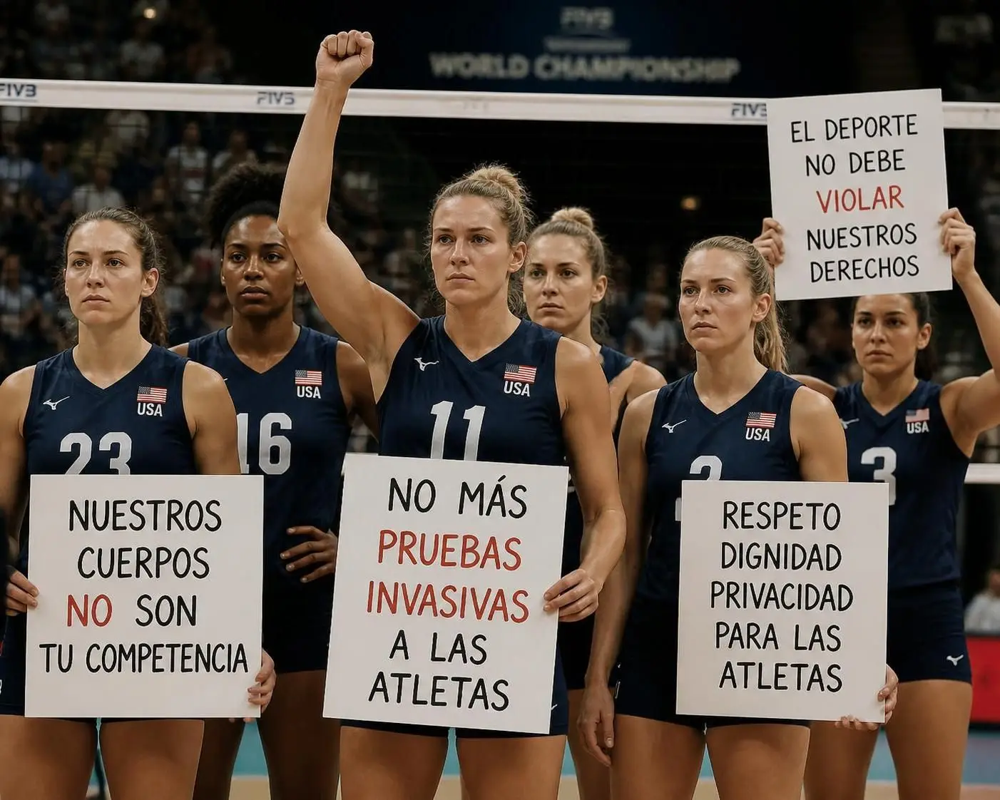 descubre la polémica alrededor de las pruebas biológicas invasivas denunciadas por la selección femenina de voleibol de ee.uu., y sus impactos en el deporte.
