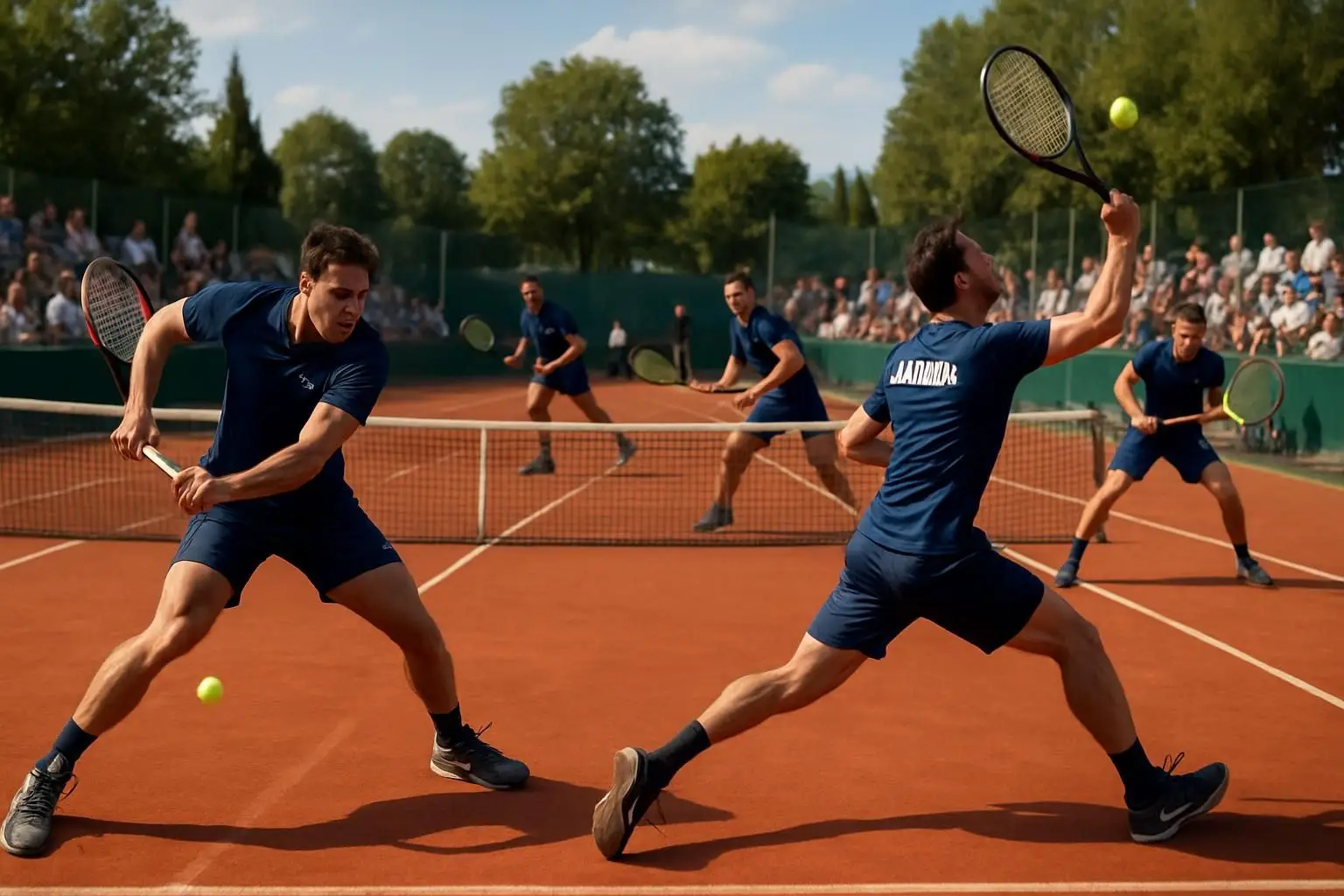 el equipo tenis n3 de lannion compite intensamente en dos frentes durante los campeonatos de francia por equipos, mostrando su talento y determinación.