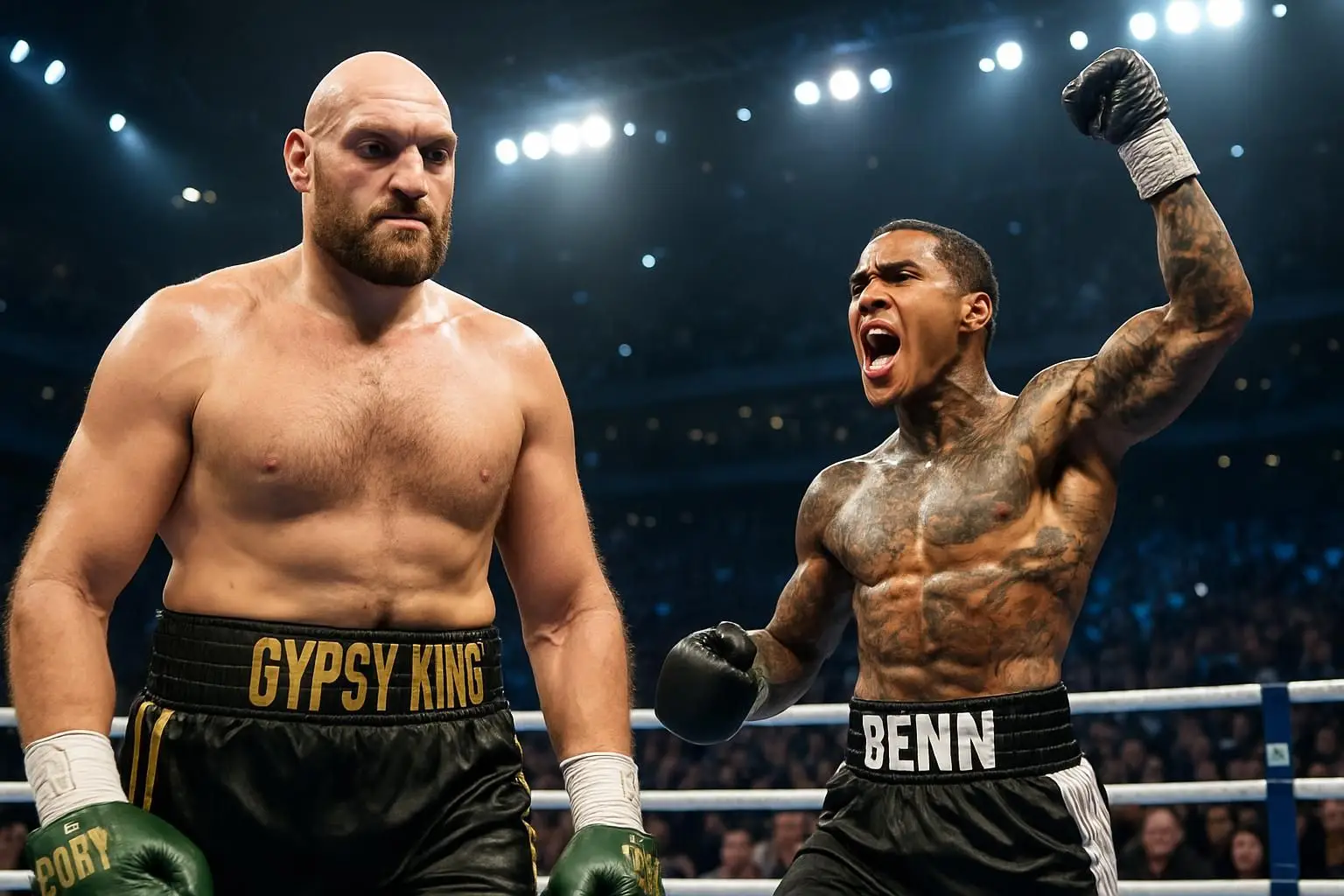tyson fury regresa con fuerza al ring, demostrando su poder y habilidad, mientras conor benn destaca con una actuación impresionante que cautiva a los fanáticos del boxeo.
