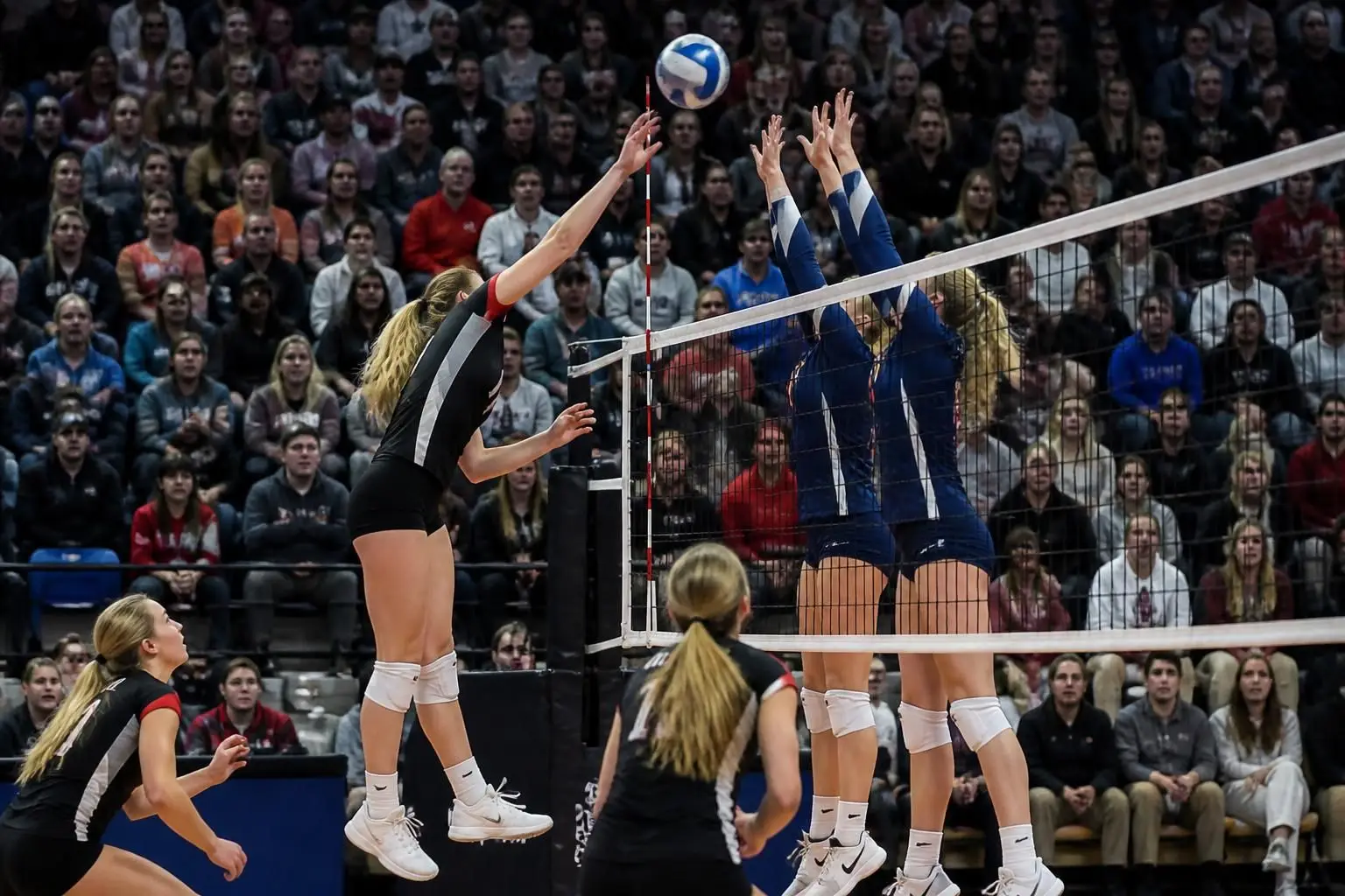 ahsaa north-south all-stars: el torneo de vóleibol concluye con un emocionante y electrizante final que mantuvo a todos al borde del asiento.