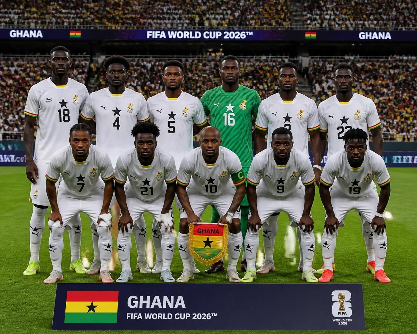 descubre la alineación oficial de la selección de ghana para el mundial de 2026 y conoce a los jugadores clave que representarán al país en el torneo.