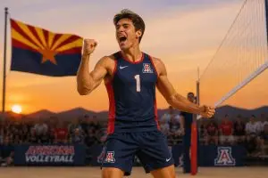 el título estatal de voleibol en salpointe marcó el inicio del camino para un atleta decidido a representar a arizona en los juegos olímpicos 2028, demostrando compromiso y pasión por el deporte.