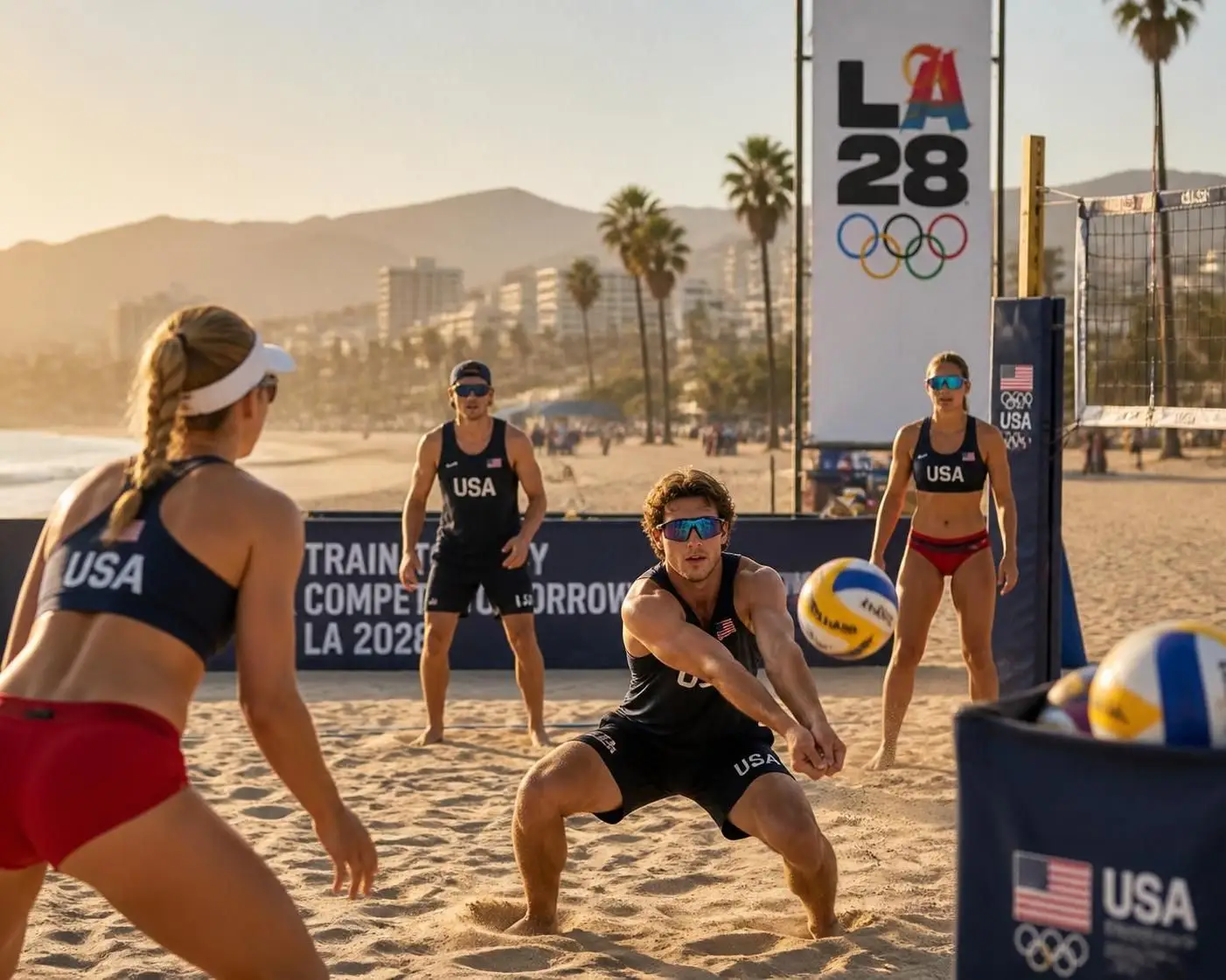 descubre a las futuras estrellas estadounidenses que estarán listas para brillar en las olimpiadas de los ángeles 2028 y su camino hacia la gloria deportiva.