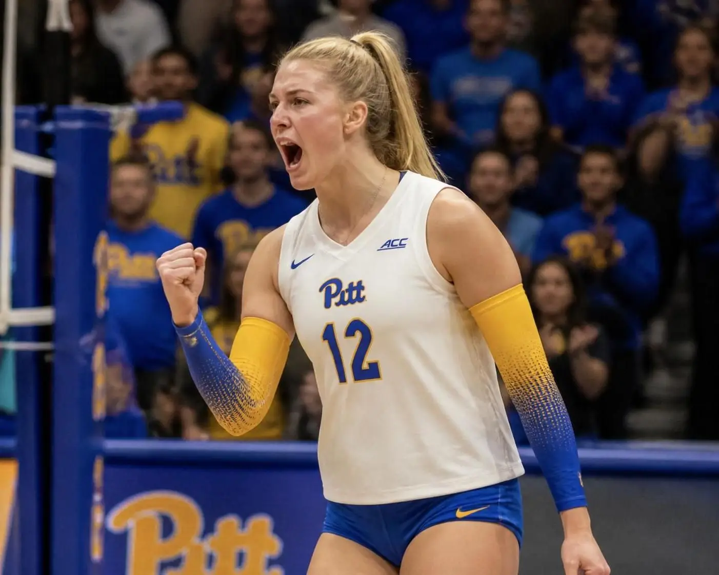 olivia babcock, estrella del voleibol de pitt, hace historia al ser la primera mujer en recibir el prestigioso premio bob prince, destacando su talento y dedicación en el deporte.
