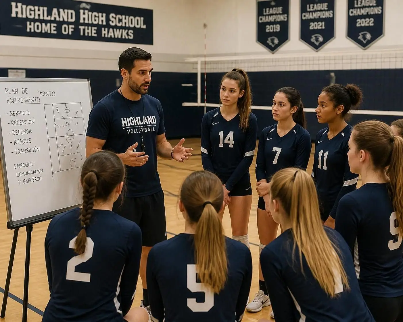 descubre cómo un equipo de voleibol de secundaria mejora gracias a un entrenador profesional, demostrando que la práctica constante conduce al éxito y resultados increíbles.