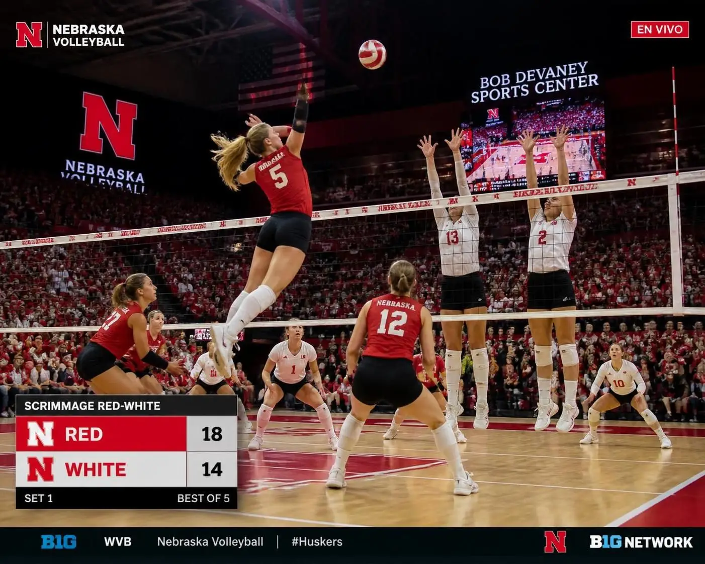 descubre dónde y cómo ver el scrimmage de voleibol nebraska red-white en vivo: conoce la hora, el canal y todos los detalles para no perderte este emocionante evento deportivo.