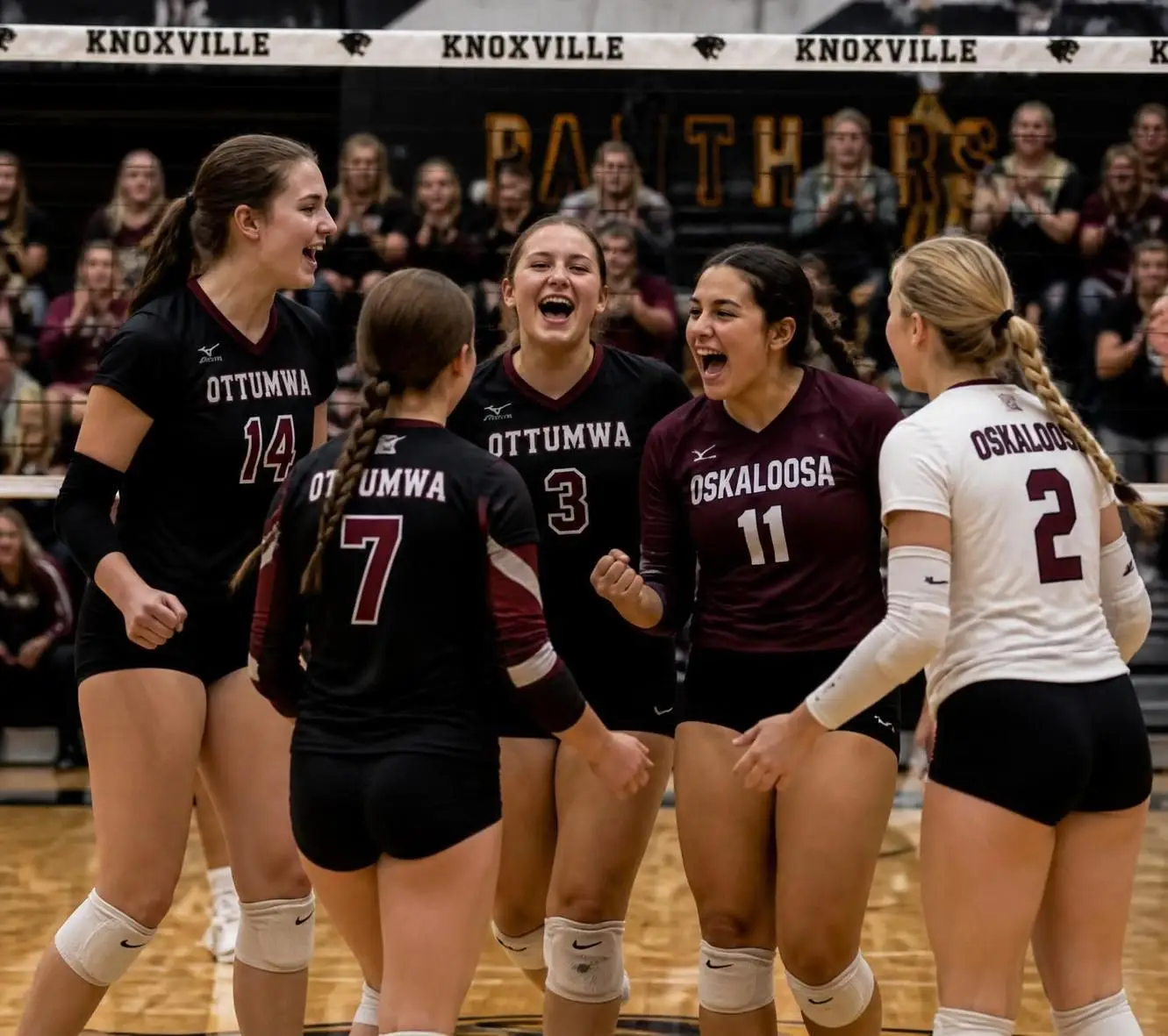 ottumwa y oskaloosa lograron victorias destacadas en sus primeros partidos de la temporada durante el torneo cuadrangular de knoxville, mostrando un desempeño prometedor.