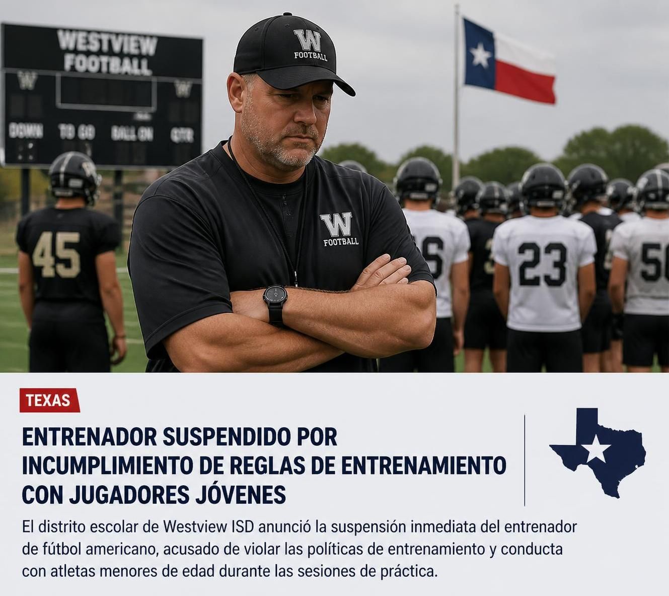 la uil suspende a neil searcy, entrenador principal de fútbol americano de gainesville (tx), por incumplir las reglas de entrenamiento, afectando al equipo y su desempeño.