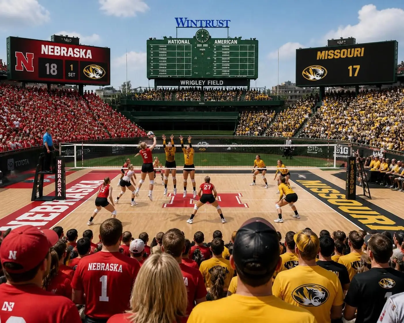 descubre dónde ver el partido de voleibol nebraska vs. missouri, con información sobre el canal, horario y programación televisiva para no perderte ningún detalle del encuentro.