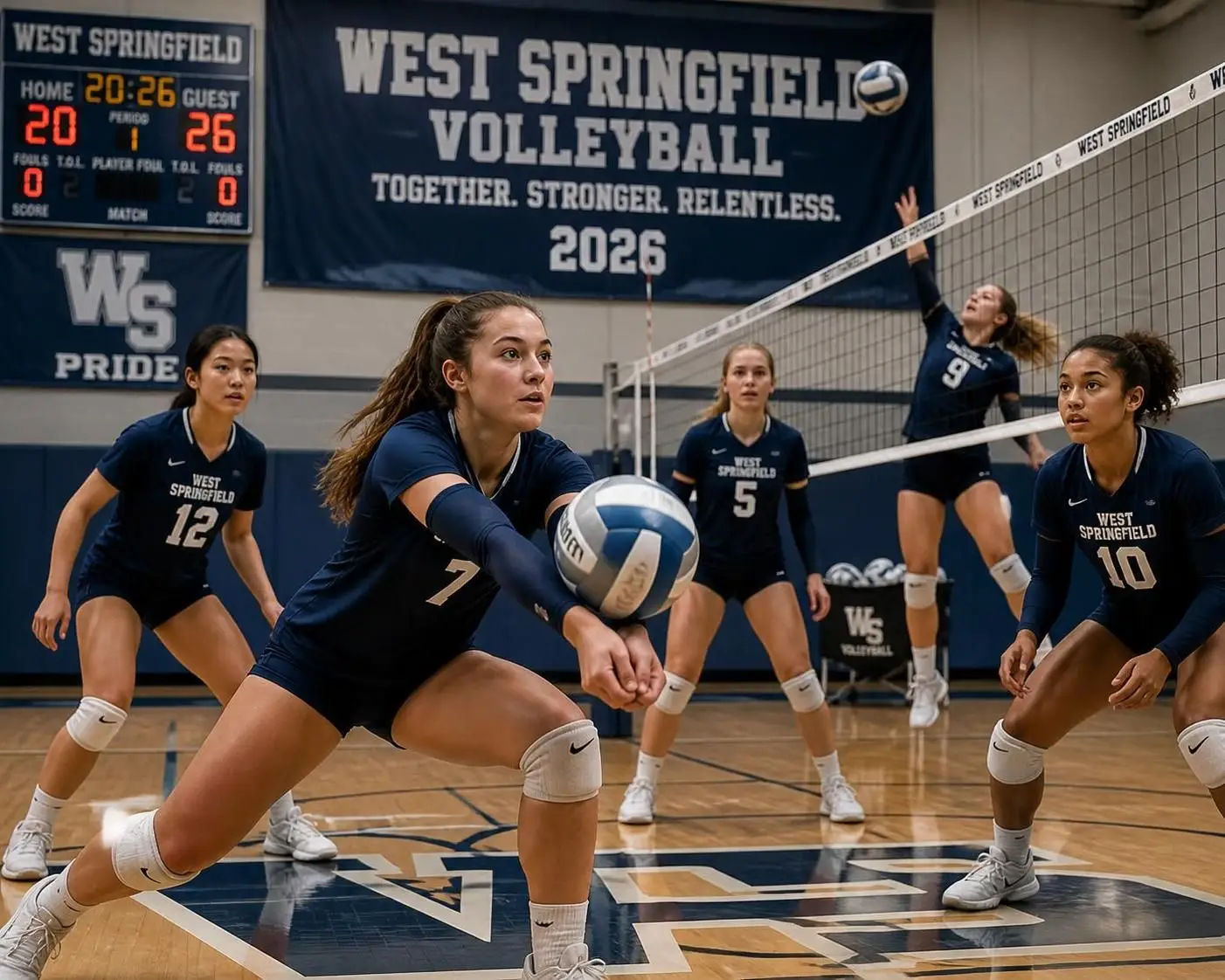 el equipo de voleibol de west springfield aspira a ganar su segundo título estatal consecutivo, demostrando su talento y dedicación en la competición.