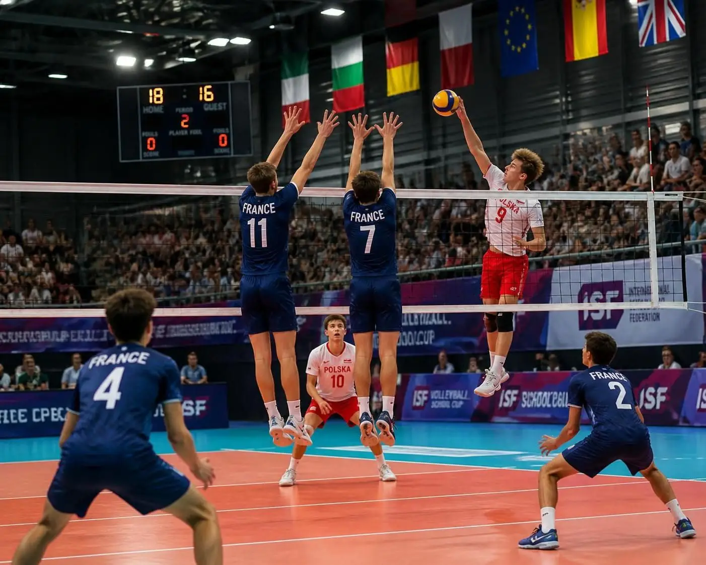 descubre cómo dodea inaugura los deportes para secundaria en europa con el emocionante torneo de vóleibol de primera categoría.